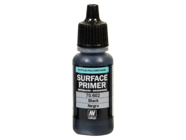 Грунтовка Vallejo Surface Primer: Black 70.602 (17 мл)