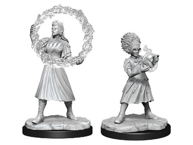 Magic: The Gathering. Miniatures: Rootha and Zimone