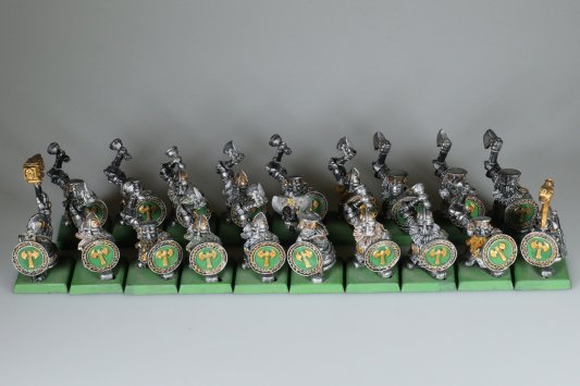 Warhammer Fantasy Battles Ironbreakers x19 (Metal, Painted)