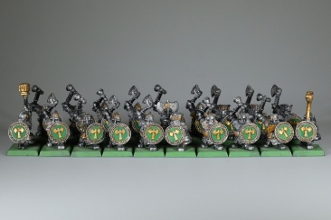 Warhammer Fantasy Battles Ironbreakers x19 (Metal, Painted)