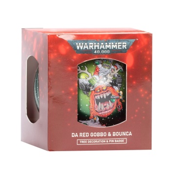 AAA: Da Red Gobbo and Bounca Tree Decoration and Pin Badge (GW Direct)