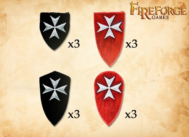 Hospitaller Order Shields Type 1