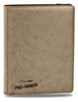АЛЬБОМ &quot;Ultra-Pro&quot; &quot;PRO-BINDER&quot; (премиум с листами по 3х3 кармашка, искусственная кожа): бежевый