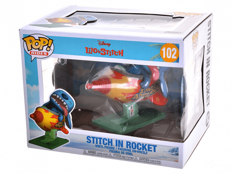 Фигурка Funko POP! Rides. Lilo & Stitch: Stitch in Rocket