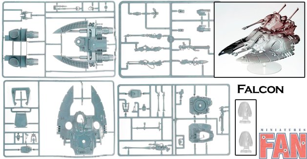 Warhammer 40000 Craftworld Eldar Falcon new on sprue (Уценка)