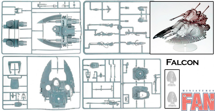 Warhammer 40000 Craftworld Eldar Falcon new on sprue (Уценка)