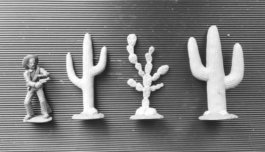 Кактусы в прерии