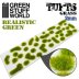 Grass TUFTS - 2mm self-adhesive - REALISTIC GREEN