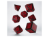 Набор кубиков Celtic 3D Revised, 7 шт., Red/Black