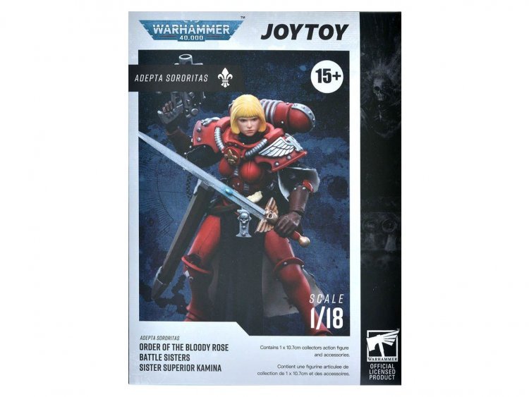 WH40K: Фигурка JOYTOY - Adepta Sororitas Battle Sisters Order of the Bloody Rose Sister Superior Kamina