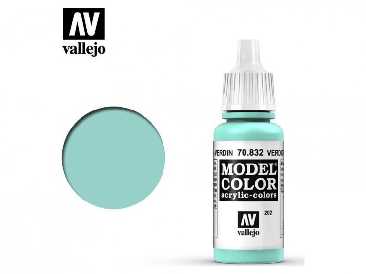Краска Vallejo Model Color: Verdigris Glaze 70.832