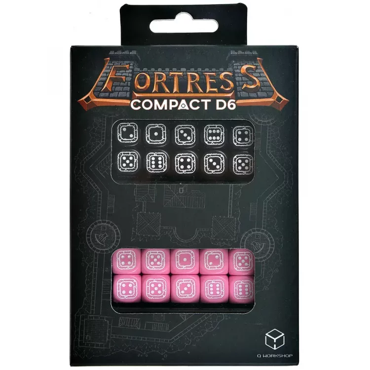 Fortress Compact D6: Black & Pink