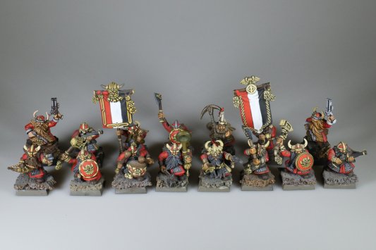 Warhammer Fantasy Battles Dwarf Thunderers x15 (99120205003) (Painted)