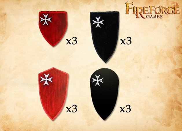 Hospitaller Order Shields Type 2