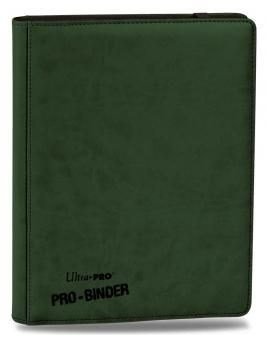 АЛЬБОМ &quot;Ultra-Pro&quot; &quot;PRO-BINDER&quot; (премиум с листами по 3х3 кармашка, искусственная кожа): зеленый