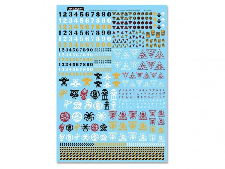 Thatos Pattern Hab Modules Transfer Sheet (Предзаказ 2022, Necromunda)