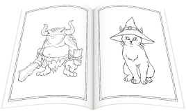 Зачарованная: Раскраска