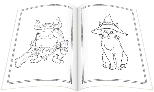 Зачарованная: Раскраска