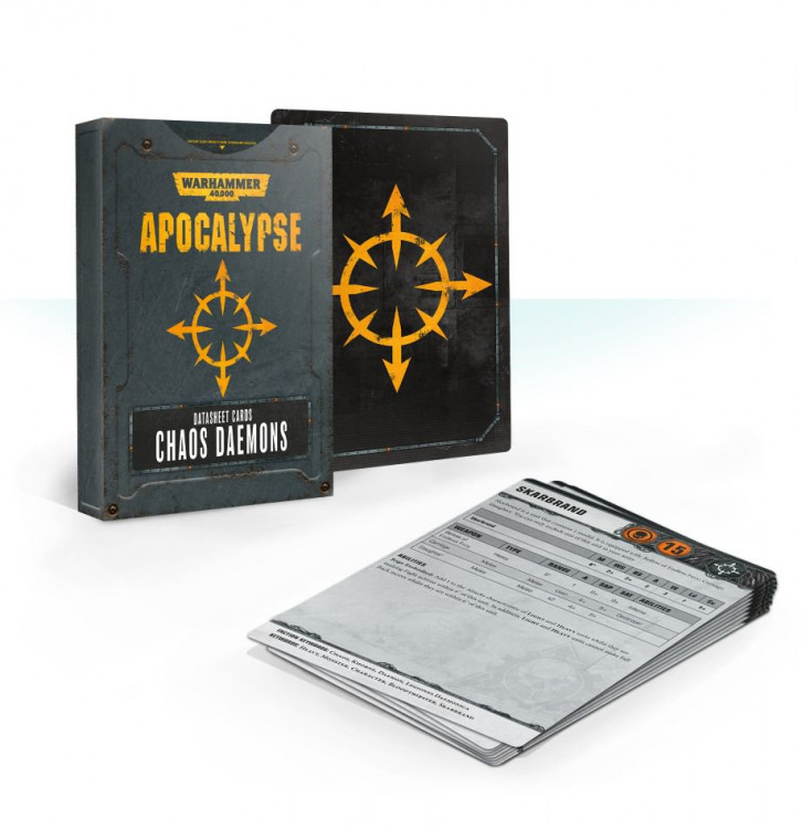 Apocalypse Datasheet Cards: Chaos Daemons