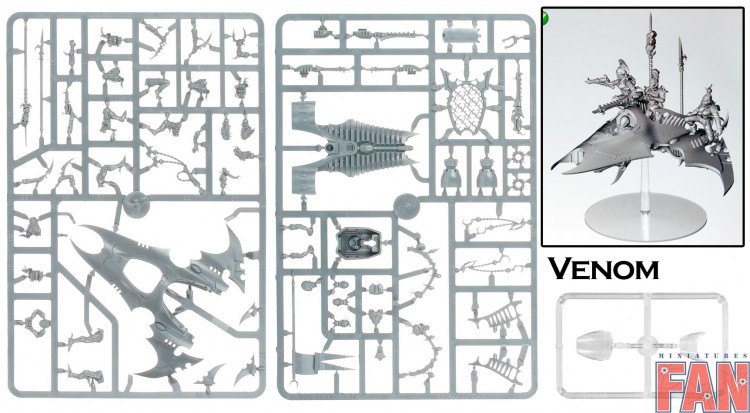 Warhammer 40000 Drukhari Venom new on sprue (Уценка)