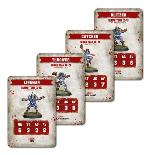 Blood Bowl: Human Team Card Pack