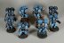 Warhammer 40k Space Marine Assault Squad x8 (99120101126) (Painted)