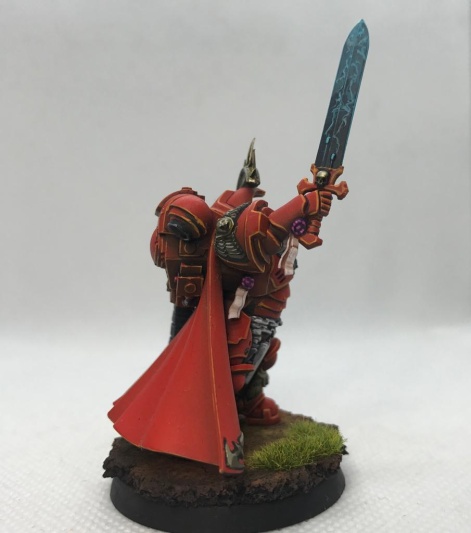 Warhammer 40k Blood Angels Primaris Captain in Gravis armour (Pro-Painted)