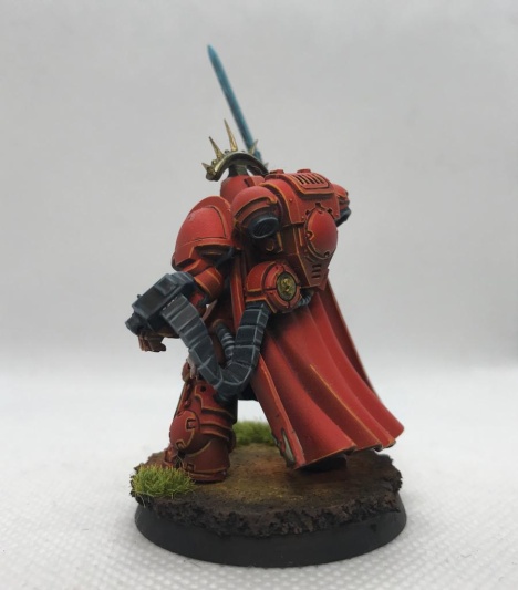 Warhammer 40k Blood Angels Primaris Captain in Gravis armour (Pro-Painted)