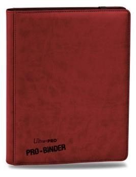 АЛЬБОМ &quot;Ultra-Pro&quot; &quot;PRO-BINDER&quot; (премиум с листами по 3х3 кармашка, искусственная кожа): красный