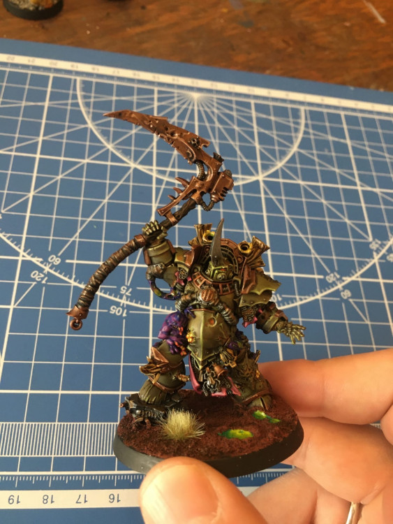Warhammer 40k Death Guard Typhus - Herald of Plague (Pro-Painted)