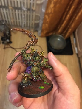 Warhammer 40k Death Guard Typhus - Herald of Plague (Pro-Painted)