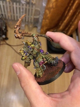 Warhammer 40k Death Guard Typhus - Herald of Plague (Pro-Painted)