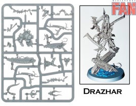 Warhammer 40000 Drukhari Drazhar new on sprue (Уценка)