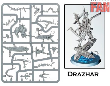 Warhammer 40000 Drukhari Drazhar new on sprue (Уценка)