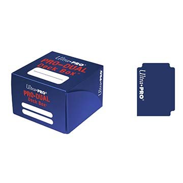 Коробочка &quot;Ultra-Pro&quot; PRO-DUAL (пластиковая, на 180 карт в протекторах): синяя