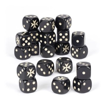Black Templars Dice Set