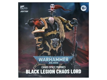 WH40K: Фигурка JOYTOY - Black Legion Chaos Lord Khalos the Ravager