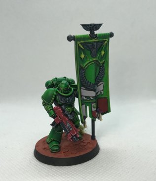 Warhammer 40k Salamanders Primaris Ancient (Pro-Painted)