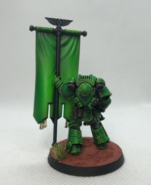 Warhammer 40k Salamanders Primaris Ancient (Pro-Painted)