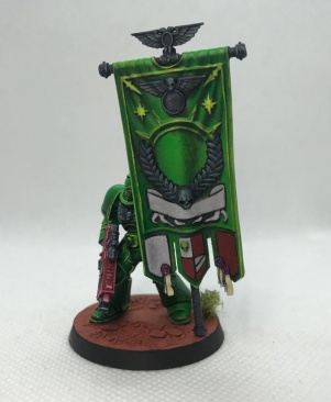 Warhammer 40k Salamanders Primaris Ancient (Pro-Painted)