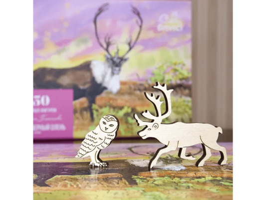 Настольная игра Пазл &quot;Дикий северный олень&quot;
