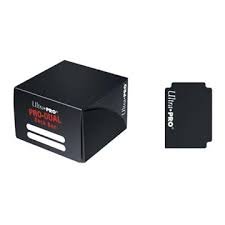 Коробочка &quot;Ultra-Pro&quot; PRO-DUAL (пластиковая, на 180 карт в протекторах): черная