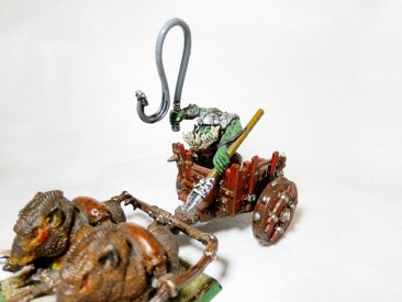 Warhammer Fantasy Age of Sigmar Orcs & Goblins Boarboy Chariot (Well Painted)