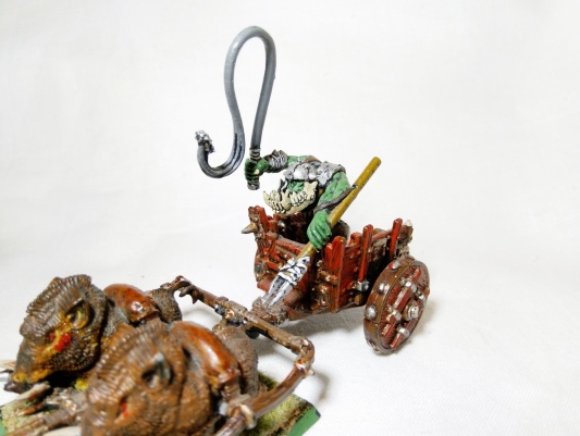 Warhammer Fantasy Age of Sigmar Orcs &amp; Goblins Boarboy Chariot (Well Painted)