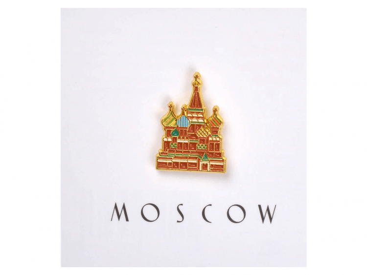 Металлический значок 