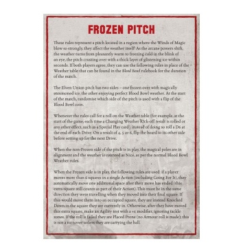 Blood Bowl:  Elven Union Pitch & Dugouts