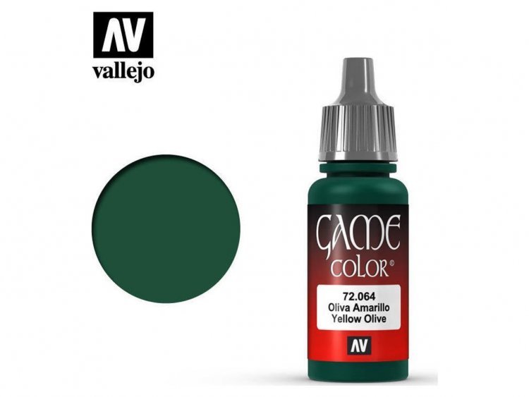 Краска Vallejo Game Color: Yellow Olive 72.064