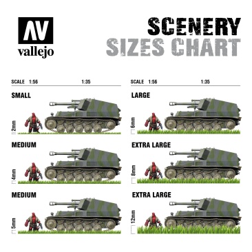 Пучки травы Vallejo Scenery: Fantasy Tuft Blue 6мм