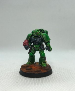Warhammer 40k Salamanders Tactical Space Marine (Pro-Painted)