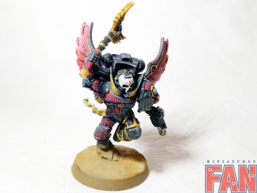 Warhammer 40k Space Marine Blood Angels Chaplain With Jump Pack (Pro-Painted)